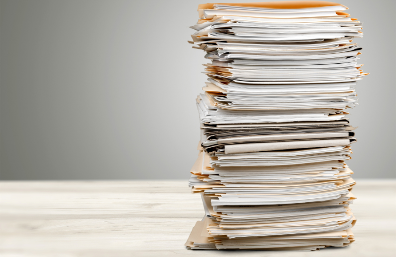 stack of paper