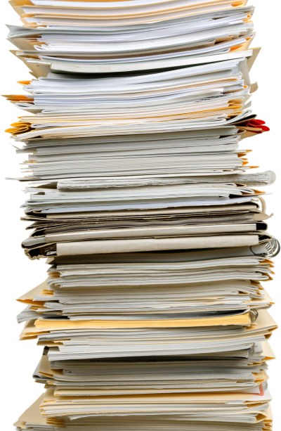 stack of papers