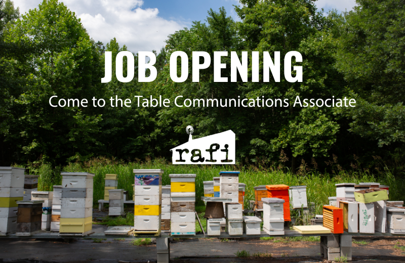 Come to the Table Communications Associate